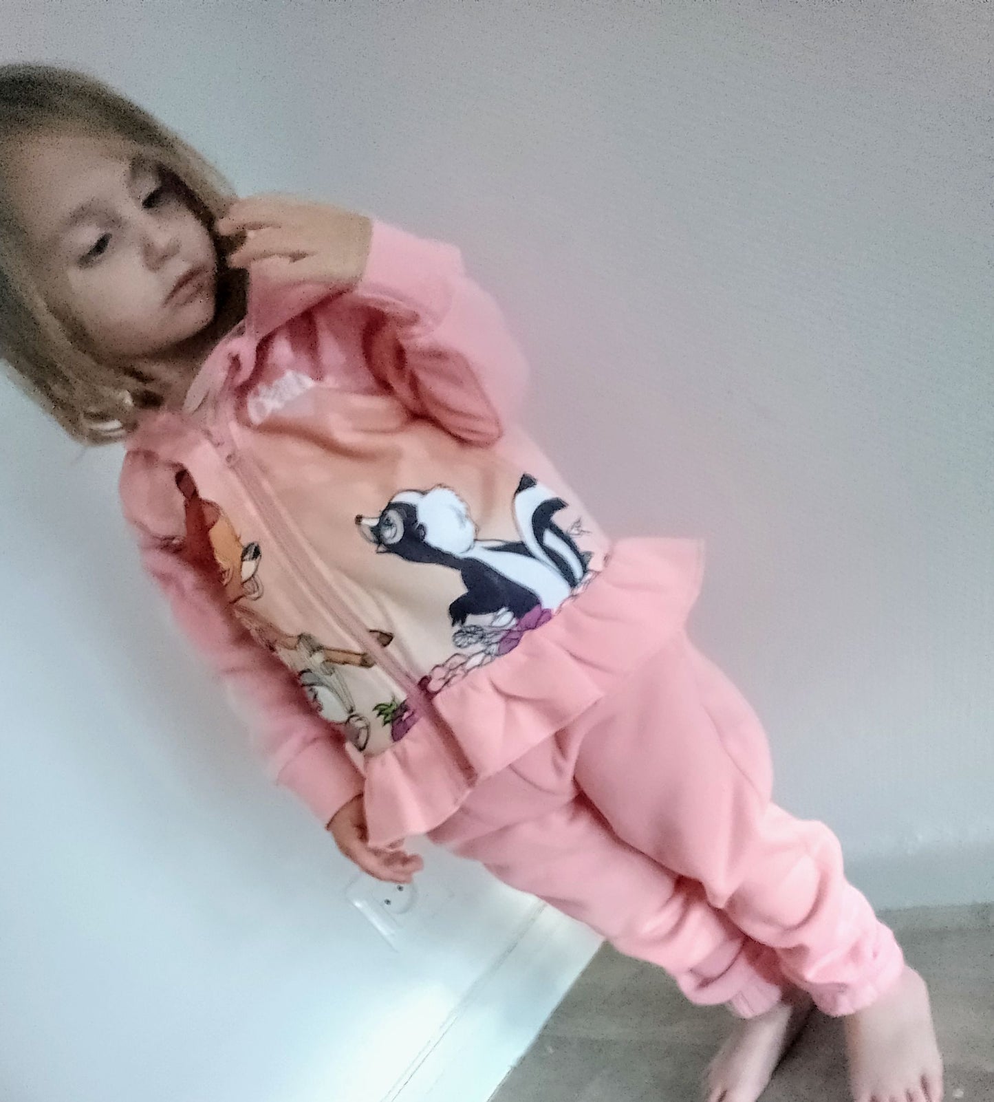 Bambi Survêtement rose pour Enfant