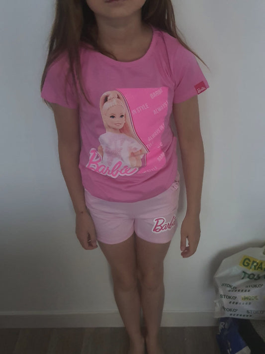 Barbie - Ensemble T-shirt short Imprimé Barbie