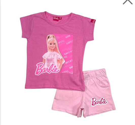 Barbie - Ensemble T-shirt short Imprimé Barbie