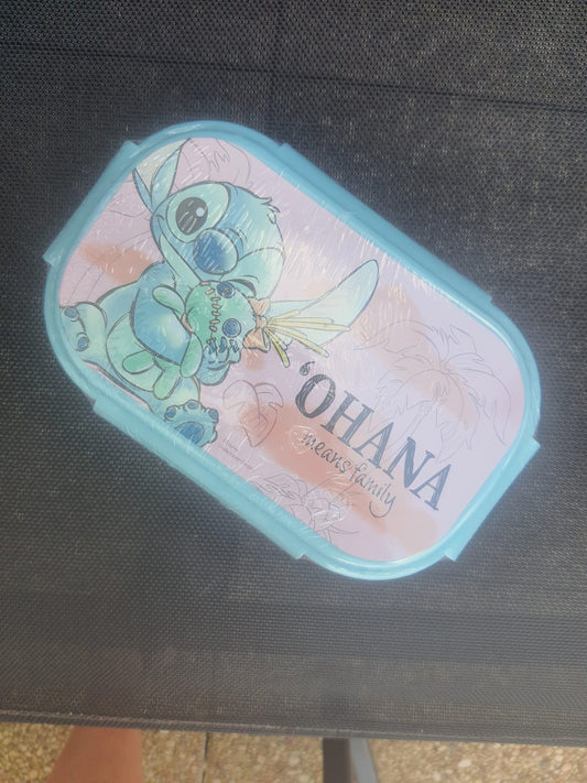 Boite goûter Stitch Ohana - 16 CM