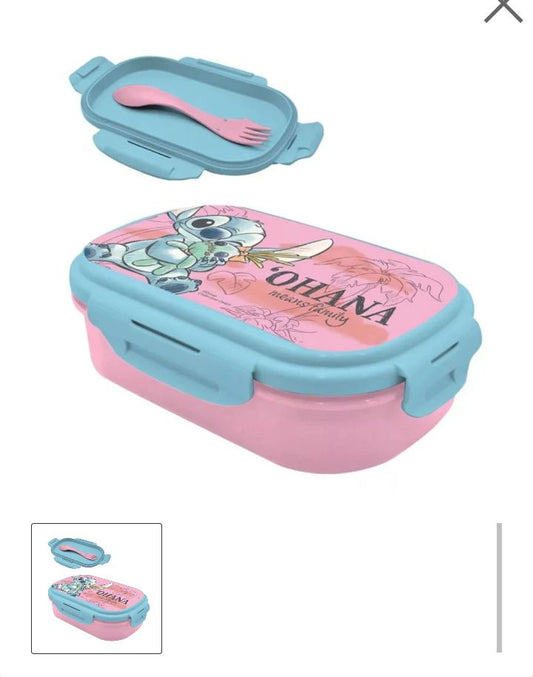 Boite goûter Stitch Ohana - 16 CM